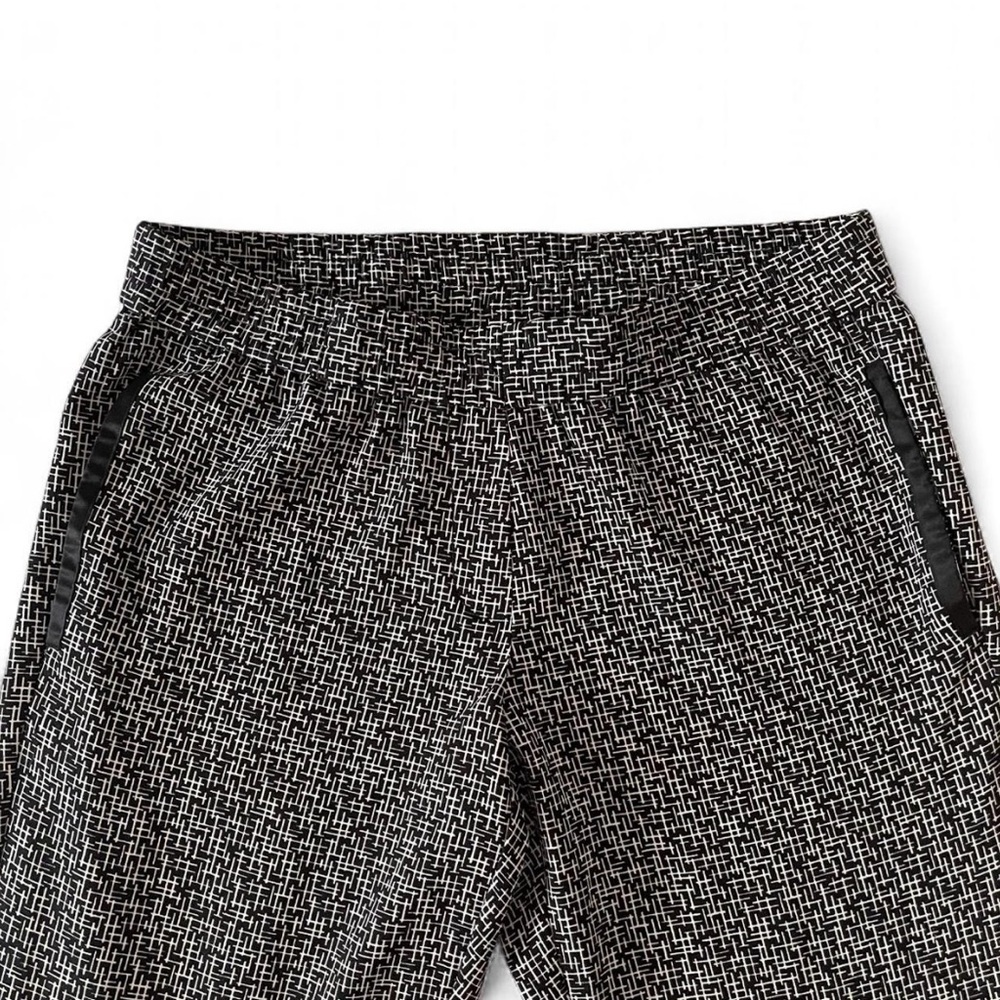 New York & Company Black and White Patterned Pants